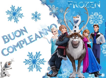 Frozen Biglietti di auguri - Biglietti Auguri Compleanno Animati