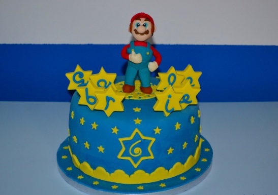 Torta Mario Bros Buon Compleanno - Auguri Di Buon Compleanno Con Torta