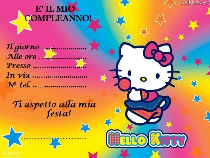 inviti di compleanno hello kitty2 - Inviti Di Compleanno Hello Kitty