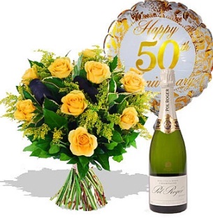6 15 - Bouquet Di Fiori Per 50 Anni Di Matrimonio