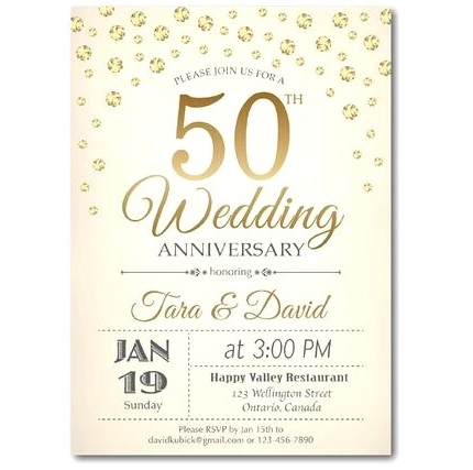 5 26 - Inviti Per Anniversario Di Matrimonio 50 Anni