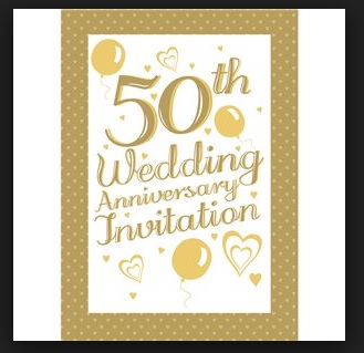 7 25 - Inviti Per Anniversario Di Matrimonio 50 Anni