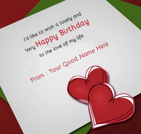 Birthday Wishes For Lover With Name - Birthday Wishes For Lover