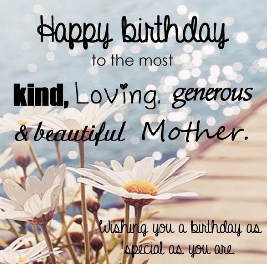 Happy Birthday Quotes For Mom From Daughter - Happy Birthday Quotes For Mom